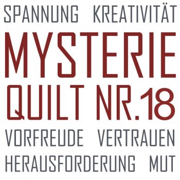 Der neue Mysterie Quilt Nr. 18